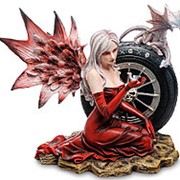 Скульптура Ангел с драконом/Фэнтэзи 22х30х31см. арт.GA-86 EURO ARTISTA фото