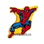 Шар фольгированный Ф Фигура 10 Человек паук на жёлтом FM фото