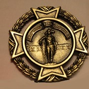 Медаль "Павла на фоне Гатчинского дворца"