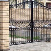 Забор кованый, ограда кованая, художественная ограда кованая, изготовление ограды, ограда металлическая, ограда по индивидуальному заказу, Киев фотография