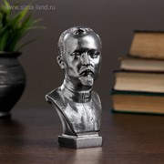 Бюст Дзержинский малый металлик 12см фото
