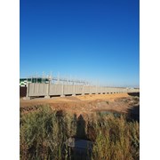 Панель ограды, забор бетонный Серия 3.017-1 вып.1 фотография