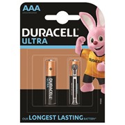 Алкалиновая батарейка Duracell LR03-2BL Ultra Power фото