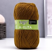 Пряжа A-elita (Аэлита) 50% шерсть, 50% акрил 781м/100гр (1437 зел.янтарь) фото