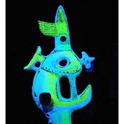 Светильник флуоресцентный Абстрактная рыба фото