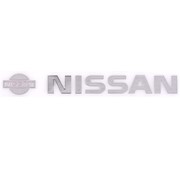 Шильдик металлопластик SW “NISSAN“ Серый 115*20мм (наклейка) фотография