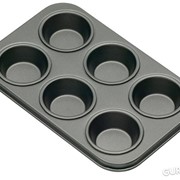 Формы для выпечки мини кексов 6 отверстий с антипригарным покрытием Kitchen Craft 2шт (146021)