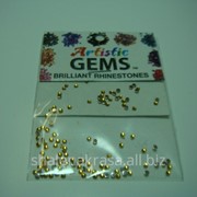 Камни для ногтей черные золотые фото