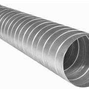 Воздуховод круглый из алюминиевой фольги, D= 140 мм, s= 1 мм, гофрированный фотография