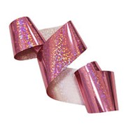 De.Lux, Фольга переводная голографическая «Метель», розовая фото