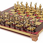 Шахматный исторический набор “Греческая Мифология“ (красн. доска 36х36 см. фигуры золото/серебро) Manopoulos фотография