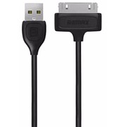Кабель USB - Apple 30-pin Remax RC-050i Lesu для Apple iPhone 4 100см black