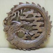 Панно резное Китайский дракон, арт. 12311