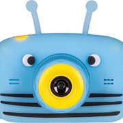Детская цифровая камера GSMIN Fun Camera View с селфи камерой (Голубой)