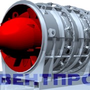 Вентилятор осевой двухступенчатый реверсивный ВОД-21М фотография