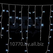 Гирлянда “Айсикл Белый“ 2.5х0.6м / 5 блоков, белый провод, лампы прозрачные NEON-NIGHT фотография