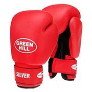 Перчатки боксерские Green Hill Silver BGS-2039 10 унций красный