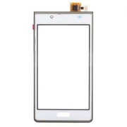 Cенсор (тачскрин) для LG P700, P705 Optimus L7 белый с рамкой Оригинал фото