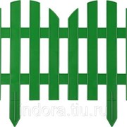 Забор декоративный GRINDA ПАЛИСАДНИК, 28x300см, зеленый Арт: 422205-G фото