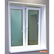 Окно пластиковое 1280х1380 (профиль Форвард) для кирпичного дома
