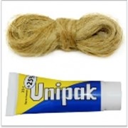 Комплект монтажный UNIPAK №1 (тюбик UNIPAK 25 гр. + лён 13 г) фото