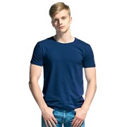 Мужская футболка-стрейч StanSlim 37 Тёмно-синий XXL/54 фото