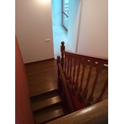 Лестница из лиственницы фото