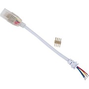 Ecola Ecola LED strip 220V connector кабель RGB 150мм с муфтой и разъемом IP68 для ленты RGB 14x7 SCJM14ESB фото