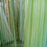 Органза, тюль, гардина сетло-зеленая на метраж арт 56(2) органза фото