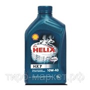 SHELL HELIX HX7 10w-40 SМ/CF моторное масло 1л. п/с.(синяя) фото