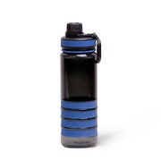 Бутылка спортивная для воды 750 мл из пластика тритан (черно-синий) Kamille KM-2302