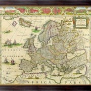Картина Карта Европы, Неизвестен фото