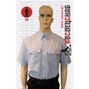 Рубашка форменная полиции с коротким рукавом фото