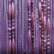 Шторы нити “цепи“ - фиолетовый фото