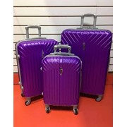 Набор из 3 чемоданов Корона фиолетовый фото