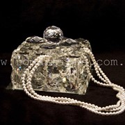 Шкатулка Алмазная с жемчугом фото