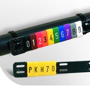 Маркеры однознаковые на кабели PK (Partex) фото