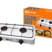 Плитка газовая двухконфорочная, ГП-2, белая, TDM ELECTRIC SQ2515-0002 фото