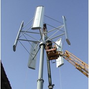 Ветрогенератор бесшумный, вертикальный, инерционный: мощностью 5 кВт. фото