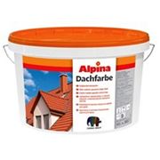 Краска для крыш Alpina Dachfarbe темно-коричневый 10л фото