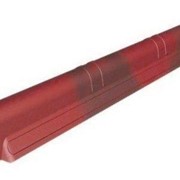 Торцевой конек Ондувилла 1060 х 175 мм красный