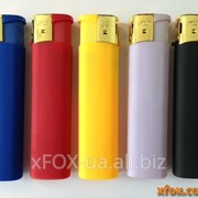 Зажигалка RA-2 Пьезо резина цветная фокс фото