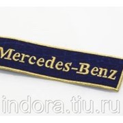 Табличка-карман с вышивкой MERCEDES, красный Арт: tabl_mercedes_red фото