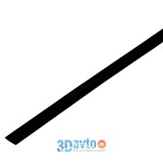 Термоусадка черная 6 / 3 мм 1м REXANT фото