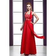 Вечернее платье красное АМПИР ГИПЮР фото