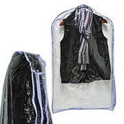Чехол для верхней одежды 60*100*10 см ПВХ прозрачный фото
