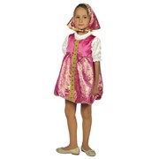 Карнавальный костюм для детей Вестифика матрешка люкс детский, 104-110 см