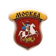 Магнит керамический - Герб Москвы 4,5 см фотография