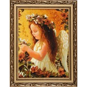 Янтарная картина Ангелочек №2