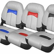 Сиденье Premium Hi-back Qualifier, серое с темно-серым и красным more-10252321 фото